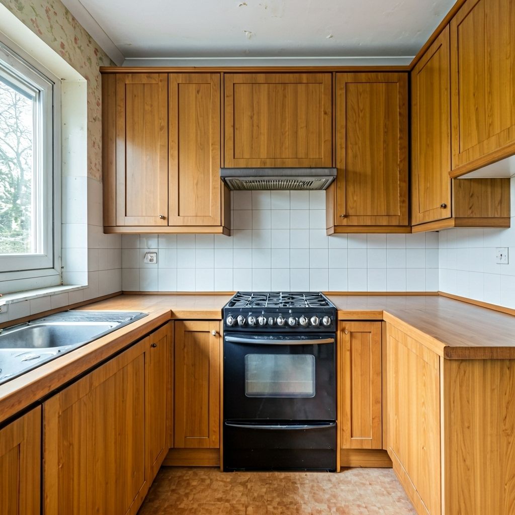 Modern Kitchen Renovation before renovation - Baltimore, MD - Minor's Painters LLC