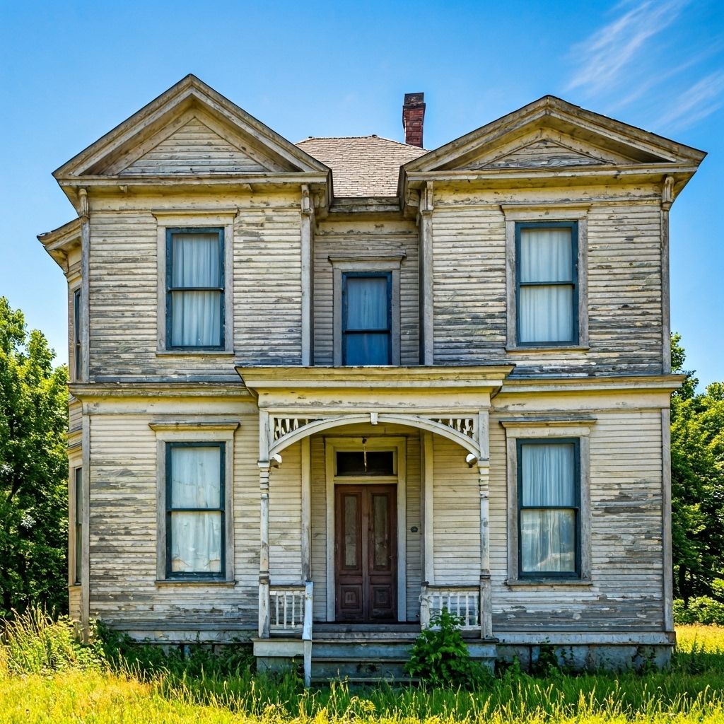 Victorian Home Exterior before renovation - Annapolis, MD - Minor's Painters LLC